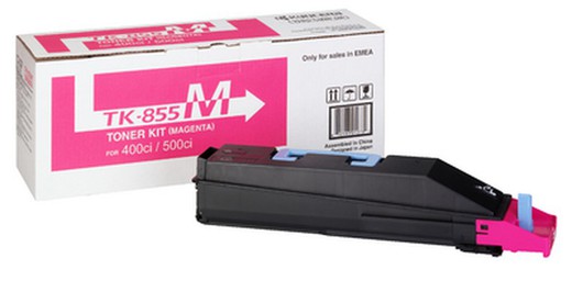 Toner Kyocera TK855 / TK855M — Magenta — original — 18 000 pages