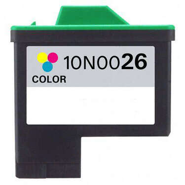 Cartouche d’encre Lexmark 10N0026E / 10NX227E — Tricolore — compatible — 12 ml