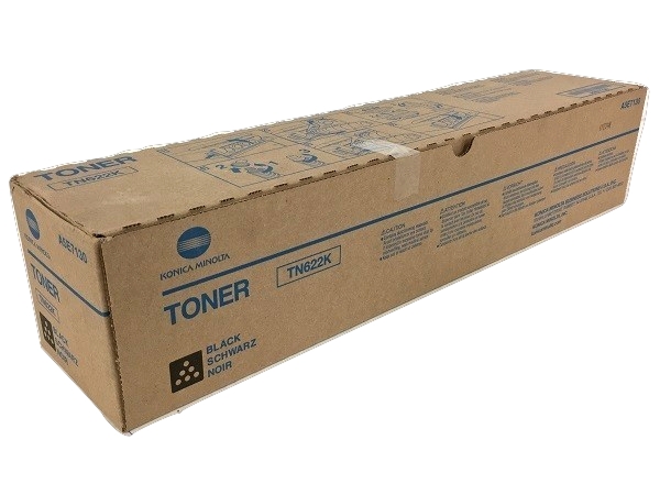 Toner Konica Minolta TN622 / A5E7151 — Noir — original — 88 000 pages