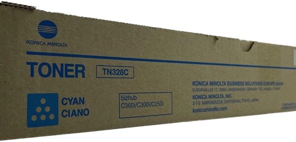 Toner Konica Minolta TN328 / AAV8450 — Cyan — original — 28 000 pages