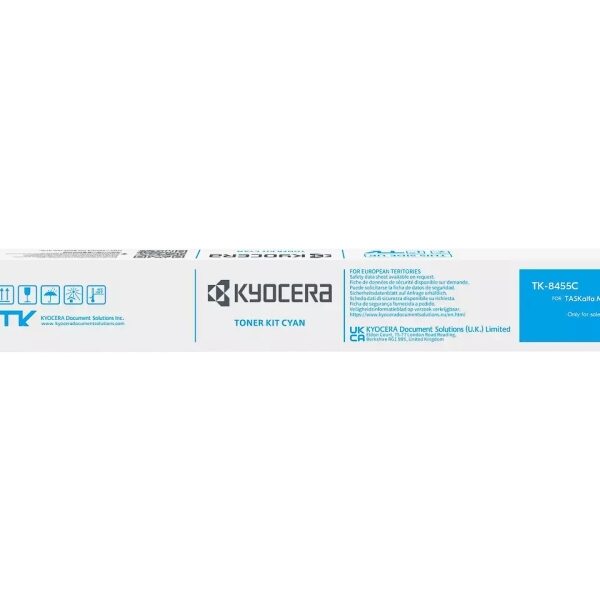 Toner Kyocera TK8455 / TK8455C — Cyan — original — 12 000 pages