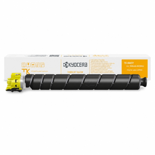 Toner Kyocera TK8465 / TK8465Y — Jaune — original — 20 000 pages