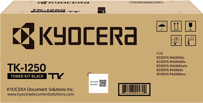 Toner Kyocera TK1250 — Noir — original — 3 000 pages