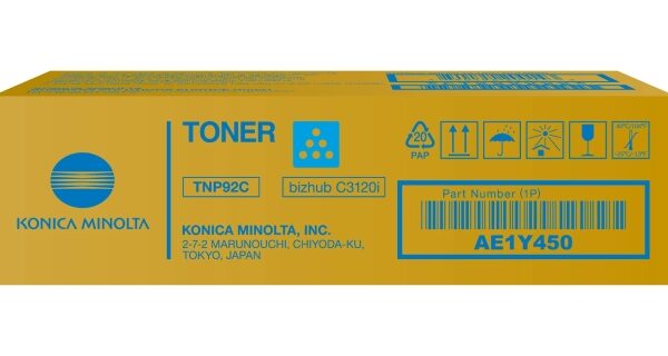 Toner Konica Minolta TNP92 / AE1Y450 — Cyan — original — 4 000 pages
