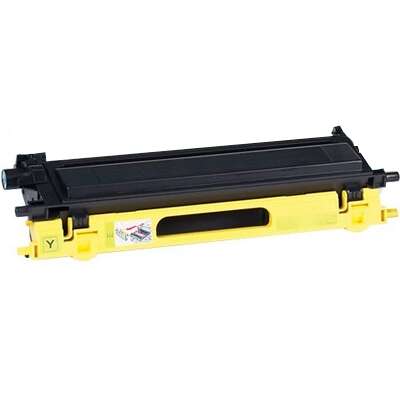 Toner laser compatible Brother TN135 HC – Jaune – 4 000 pages