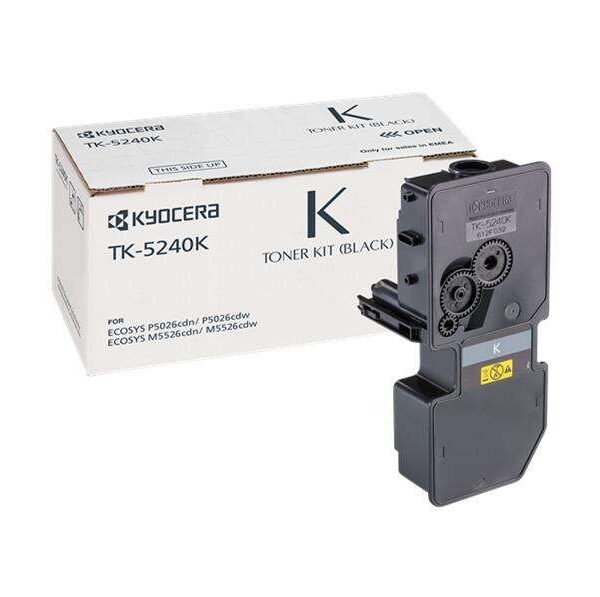 Toner Kyocera TK5240 / TK5240K — Noir — original — 4 000 pages
