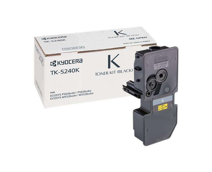 Toner Kyocera TK5240 / TK5240K — Noir — original — 4 000 pages