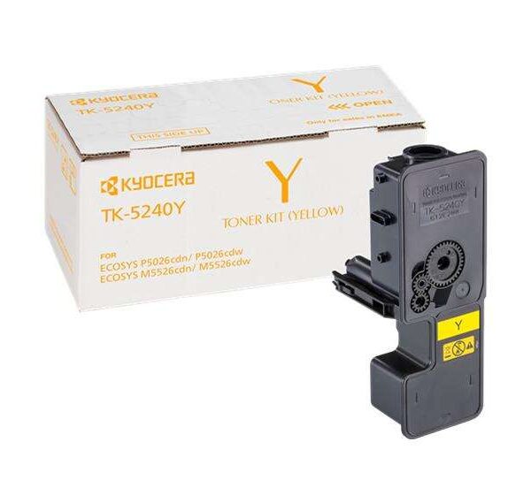 Toner Kyocera TK5240 / TK5240Y — Jaune — original — 3 000 pages