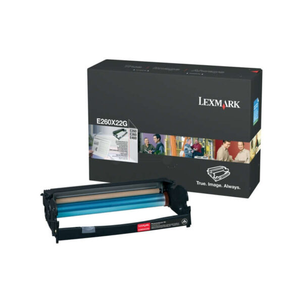 Tambour d’imagerie Lexmark E260/E360/E460/X264/X364/X463/X466 / E260X22G — Noir — original — 30 000 pages