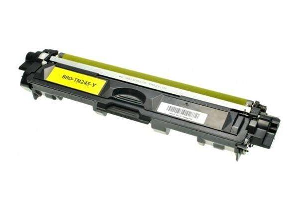 Toner laser compatible Brother TN-241Y / TN-242Y / TN-245Y / TN-246Y – Jaune – 2 200 pages