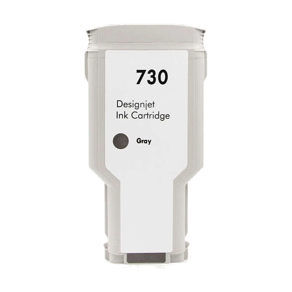 Cartouche d’encre compatible HP 730 grise, 300 ml