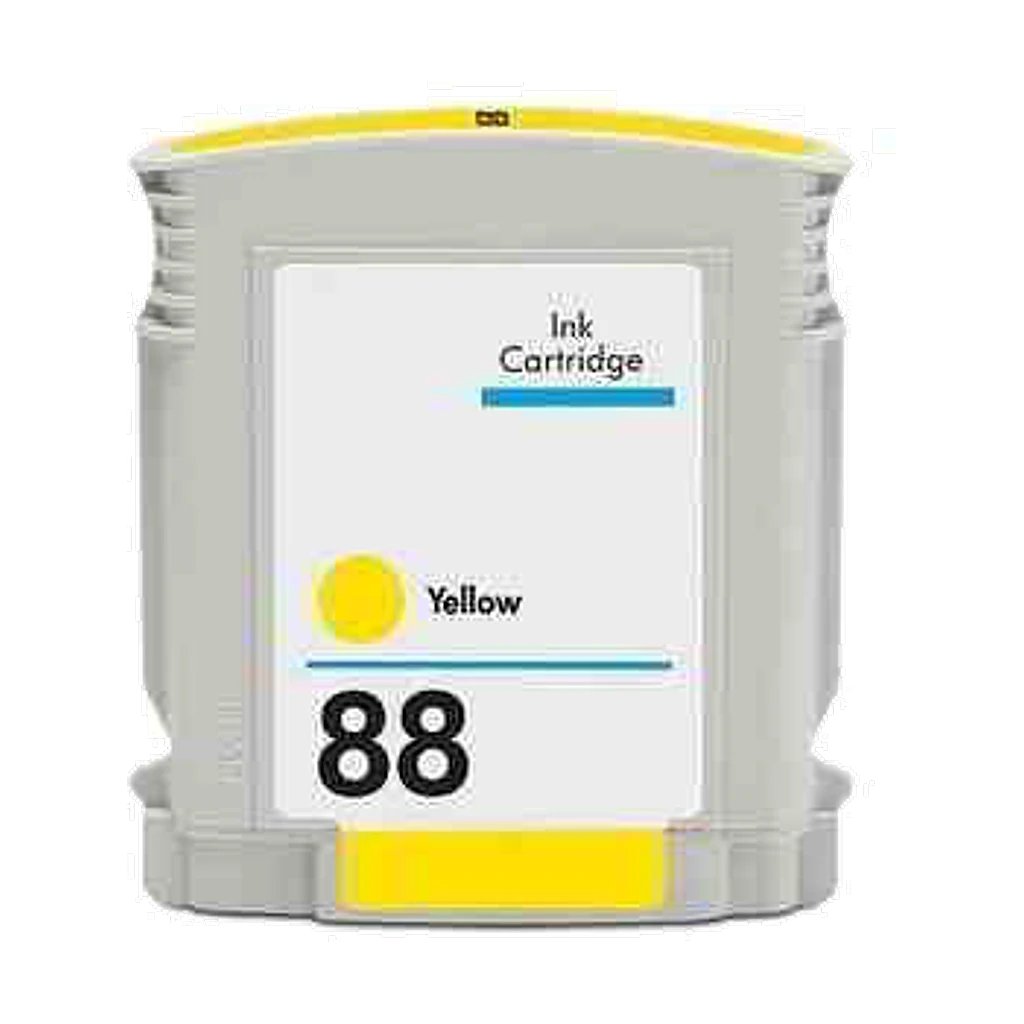 Cartouche d’encre compatible HP 88XL jaune C9393