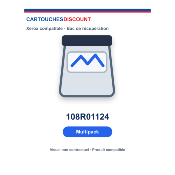 Bac de récupération de toner Xerox 108R01124 — Multipack — compatible — 30 000 pages